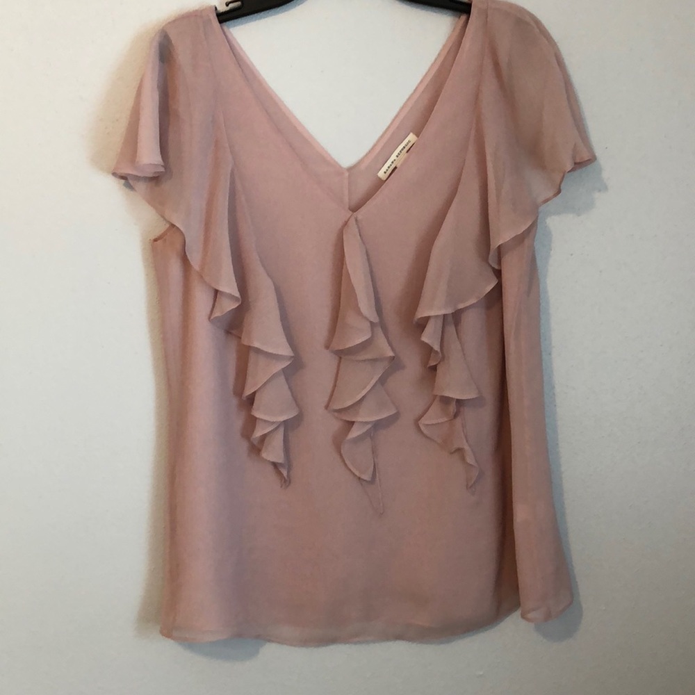 Banana Republic - Women’s Top Blouse Silk Ruffles